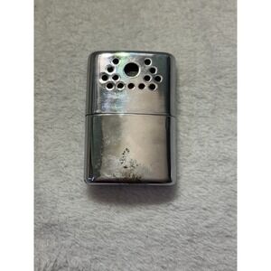 Vintage Jon-e Aladdin‎ Hand Warmer Chrome Pocket Heater Pat 1960 Camping Hunting